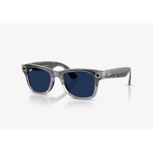 Ray-ban Meta Wayfarer Gen 2 S:50 Transparan Gri -şeffaf Safir Mavi Renk Geçişli Akıllı Gözlük