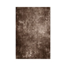 Kartela Halı Grunge Halı Kaymaz Taban Makinede Yıkanabilir Halı Kahverengi - 160 X 240 Cm