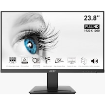 MSI PRO MP243X 23.8" 1 MS 100 Hz FreeSync Full HD IPS LED Monitör MSI PRO MP243X 23.8" 1 MS 100 Hz FreeSync Full HD IPS LED Monitör