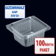 Sızdırmaz Kap 500 Gr 100 Adet