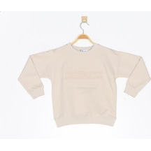 Modalı Çocuk Rechless Rtr0004 Kabartma Baskılı Sweatshirt