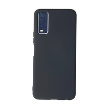 Vivo Y11s Kılıf Nano İçi Kadife Silikon - Gri 0.2M-Çok Renkli