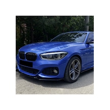 Bmw 1 Serisi F20 F21 2015-2019 M Paket Ön Lip Piano Black Ön Tampon Eki