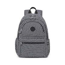 Smart Bags Büyük Boy Sırt Çantası Krinkıl Kumaş 1050-127 Desen Siyah/beyaz