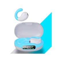 Dijital Şarj Bölmeli Klipsli Kablosuz Bluetooth Kulaklık