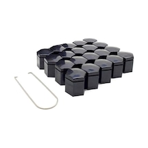 17 Mm Siyah Renk Bijon Kapağı 20 Adet Standart