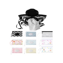 Stil 1-2-1 Adet Islak Mendil Çantası Taşınabilir Kapaklı Snap-askı Kozmetik Çantası Bebek Doku Kutusu Açık Arabası Taşıma Çantası Aksesuarları