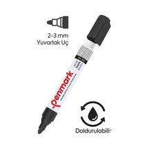 Beyaz Yazı Tahta Kalemi Doldurulabilir 1 Adet Penmark Yazı Tahta Kalemi Doldurulabilir Kolay Silinebilir Tahta Kalemi Okul Sınıf Siyah