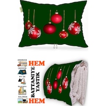 Yılbaşı Noel Desen Baskılı Tv Battaniyeli Opsiyonel Dekoratif Yastık Battaniye 2in1-01 Çok Renkli Yılbaşı Noel Desen Baskılı Tv Battaniyeli Opsiyonel Dekoratif Yastık Battaniye 2in1-01 Çok Renkli