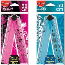 Maped 81010 Cetvel 15/30CM Katlanabılır Mın- Mx Şeffaf