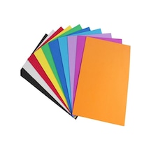 10 Lu 50x70cm Karışık Renk Fon Kartonu Rulo 10adet
