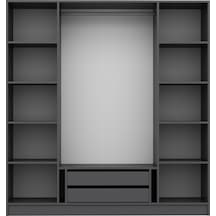 Minar Kale 180cm Giyinme Dolabı Antrasit - 210cm