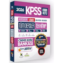 2026 Full Lisans Kpss ÖSYM Tüm Dersler Tek Kitap Soru Bankası Son 15 Yıl Çözümlü (Sadece Lisans)