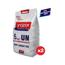 Yazar Buğday Unu 2 x 5 KG + Yazar Mısır Nişastası 400 G