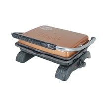 Dökümix Demir Döküm Rose Gold 1800 Watt 4-6 Dilim Ev-sanayi-büfe Tipi Tost Makinası Ve Izgara