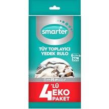 Smarter Tüy Toplayıcı 4'lü Yedek Temizlik Rulosu