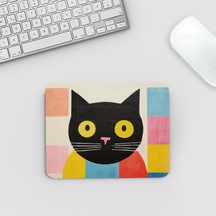 Kara Kedi Tasarımlı Mousepad