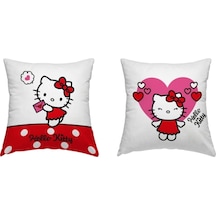 Taç Lisanslı Hello Kitty Team Kırlent