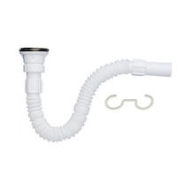 Aset Lavabo Sifonu Beyaz