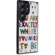 Samsung Uyumlu Galaxy S24 Ultra Kılıf Mirror Desenli Kapak Desen 10
