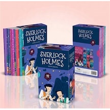 Sherlock Holmes / Mor Kutulu 10 Kitaplık Set / Sir Arthur Cona...