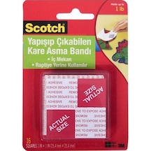 Scotch Çift Taraflı Yapışıp Çıkabilen Köpük Kareler