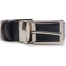 Tamer Tanca Erkek Hakiki Deri Lacivert Kemer 171 Napolı Klsk Erk Kmr Sk19/20 Lacı Anl/kahve Anl