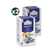 Ahmad Tea Night Karışık Bitki Çayı 20'li 2'li Ekonomik Paket Toplam 40 Poşet Çay