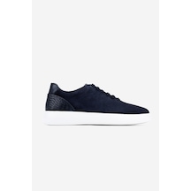 Valmenti Erkek Hakiki Deri Lacivert Süet Sneakers & Spor Ayakkabı 1171 25-561 Erk Ayk Y26 Lacı Suet