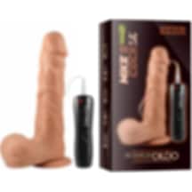 Truva Shop 19 Cm Realistik Oynar Başlı Titreşimli Penis Kumandalı Vibratör