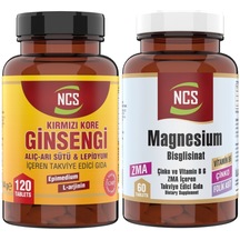 Ncs Ginseng 120 Tablet Zma Magnezyum 60 Tablet