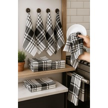 Tr 10 Lu Lüks Mutfak Kurulama Bezi Seti 45x65 Cm Table Linen Diğer