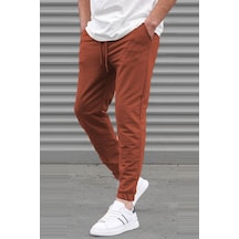 Madmext Kiremit Basic Paçası Lastikli Erkek Eşofman 5494-kiremit Kiremit