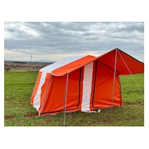 İki Odalı İmperteks Kamp Çadırı Turuncu
