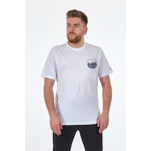 Lumberjack Bisiklet Yaka Baskılı Beyaz Erkek T-shirt 2s11otbl3fx 001