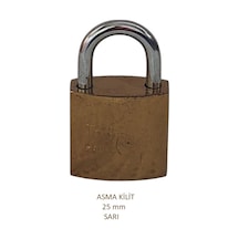 Adilon Asma Kilit, 25 Mm Sarı