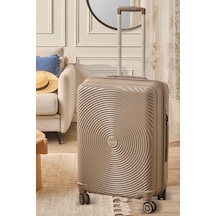 Karaca Container Vera Büyük Boy Valiz Bej Bej