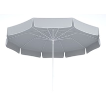 Lüks Polyester Plaj Şemsiyesi-balkon Şemsiyesi Gri Renk - 2 X 2 Metre