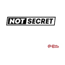 Not Secret Oto Sticker Araba Cam Sticker