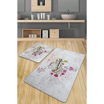 Songs Banyo Halısı Djt 2 Li Set Çok Renkli