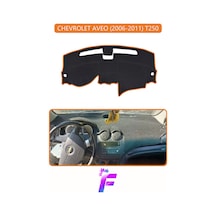 Chevrolet Aveo 2006-2011 Araca Özel Torpido Örtüsü Ön Göğüs Kılıfı Tam Koruma Tam Uyum D52