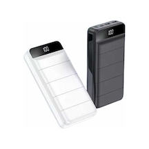 Sptmgldı Powerbank 50.000 Mah Dijital Göstergeli Taşınabilir 4 Portlu Hızlı Powerbank Beyaz