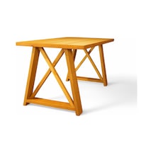 Neiwel Garden Mare Doğal Ahşap Bahçe Yemek Masası-100-320 Açık Ceviz