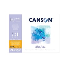 Canson Montval Sulu Boya Blok Pad Canmontv 12 Sy 24X32 300 Gr