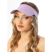 Uv Koruyuculu Unisex Siperlikli Lia Şapka Lila