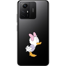 Xiaomi Redmi Note 12s Uyumlu Şeffaf Kılıf Couple Ördek 1 Tasarımlı