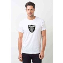 Metallica Metal Rock Music Müzik Baskılı Beyaz Erkek Tshirt
