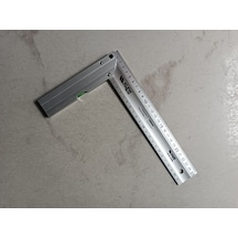 Kupa Terazili Aliminyum Marangoz Gönye 250 Mm