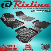 Mitsubishi Asx 3D Paspas Havuzlu Siyah 2010-2019 Arası 4 Prç N11.23096