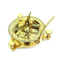 Pusulalı Güneş Saati Dekoratif Hediyelik